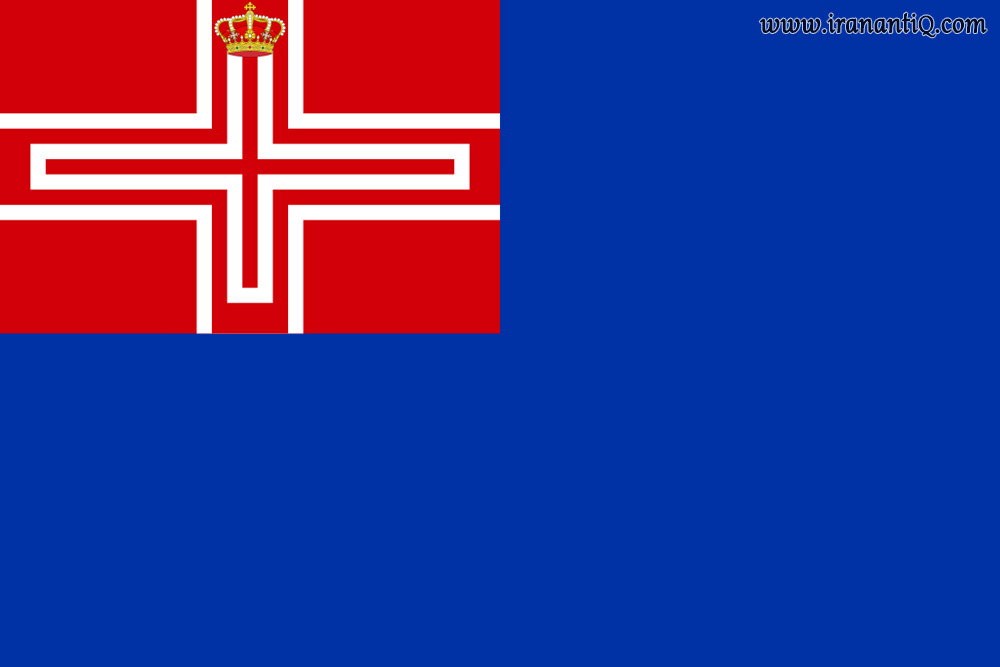 پرچم پادشاهی ساردنی در سال های 1816 تا 1848 میلادی