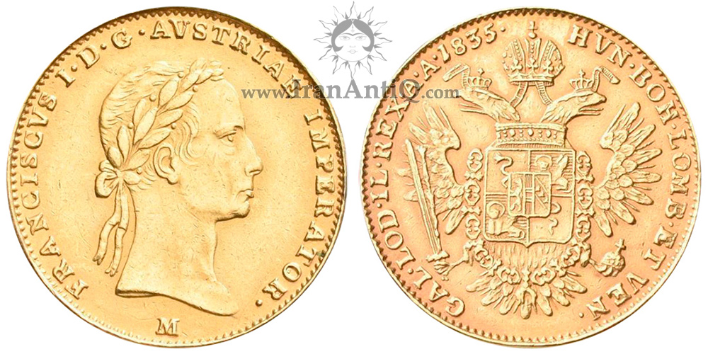سکه 1/2 سورانو فرانتس یکم - نیم تنه بزرگ