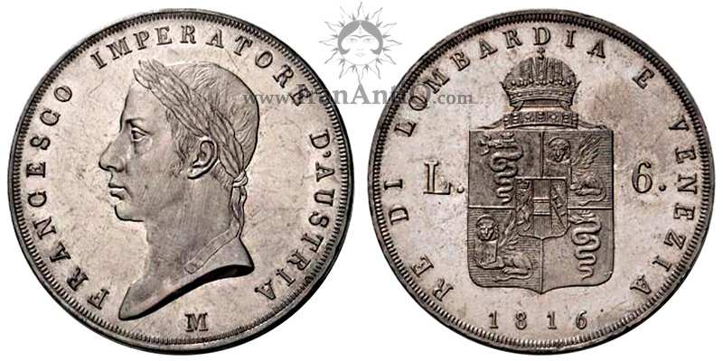 سکه 6 لیره فرانتس یکم
