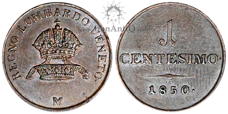 سکه 1 سنتسیمو فرانتس یوزف یکم - تاج