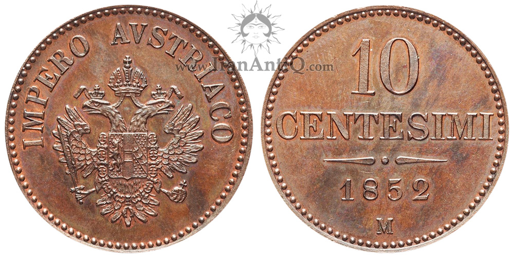 سکه 10 سنتسیمو - نشان فرانتس یوزف یکم از اتریش