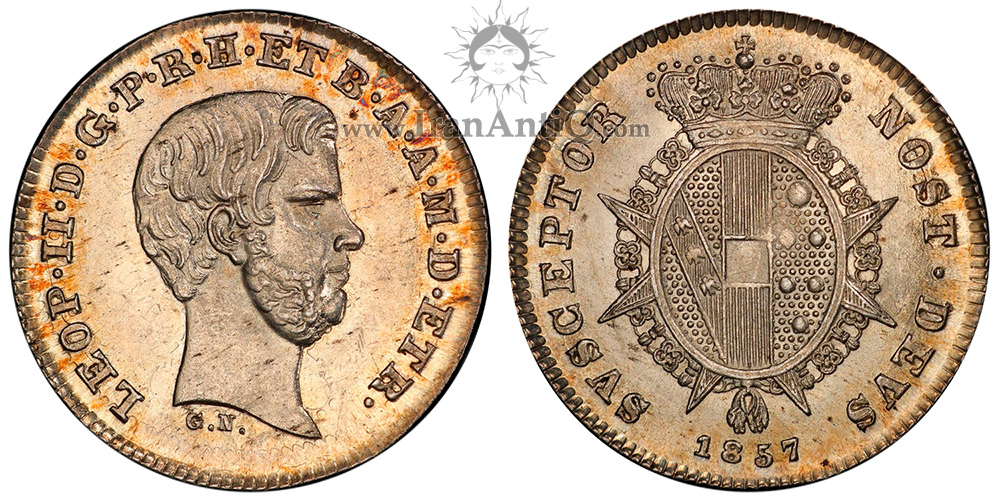 سکه 1/2 پائولو لئوپولد دوم - لئوپولد میانسال