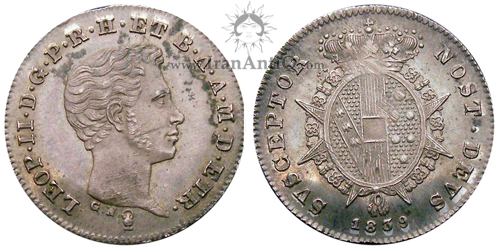 سکه 1/2 پائولو لئوپولد دوم - لئوپولد جوان