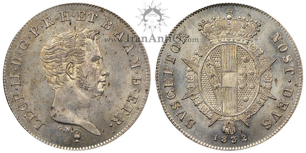 سکه 1 پائولو لئوپولد دوم - لئوپولد جوان