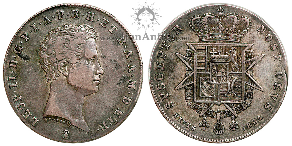 سکه 5 پائولو لئوپولد دوم - لئوپولد میانسال