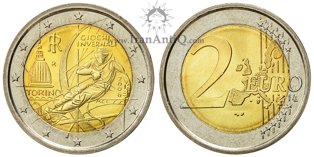سکه 2 یورو جمهوری - المپیک تورین
