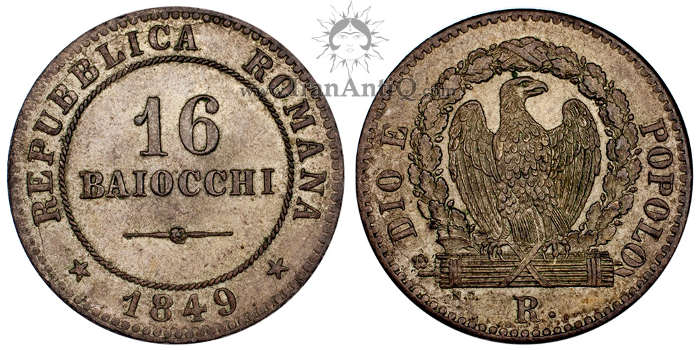 سکه 16 بایوکی جمهوری روم
