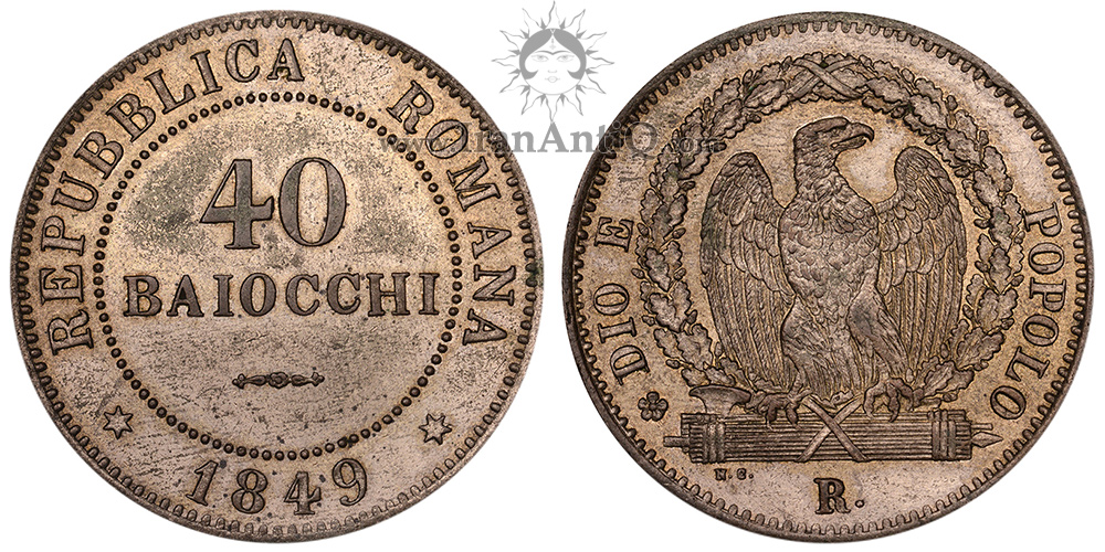 سکه 40 بایوکی جمهوری روم