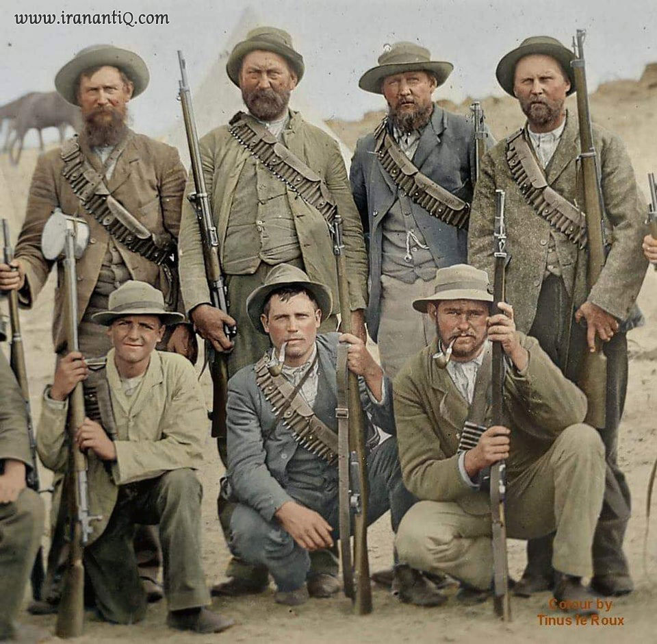سرباز های بوئری در جنگ دوم (1899 تا 1902 م.)