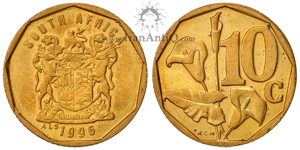 سکه 10 سنت جمهوری - گل شیپوری-تیپ دو
