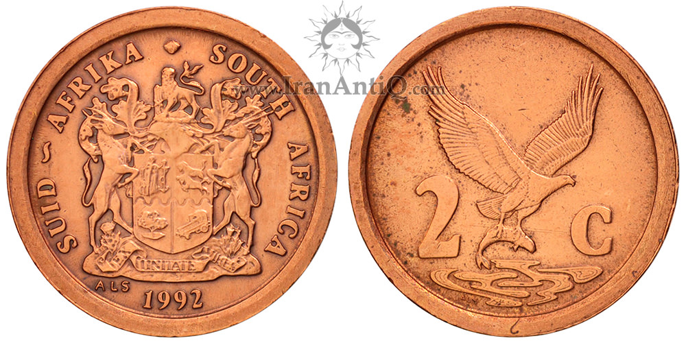 سکه 2 سنت جمهوری - عقاب-تیپ یک