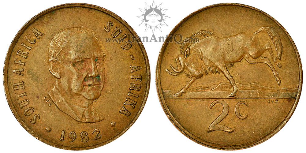 سکه 2 سنت جمهوری - بالتازار یوهانس ورستر