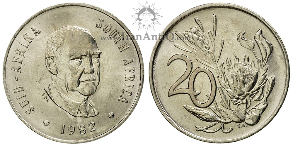 سکه 20 سنت جمهوری - بالتازار یوهانس ورستر