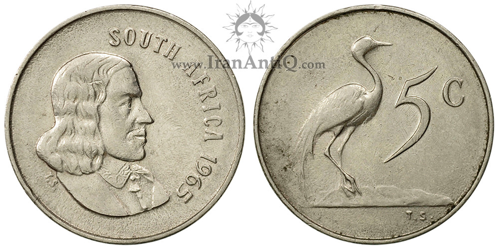سکه 5 سنت جمهوری - یان وان ریبک