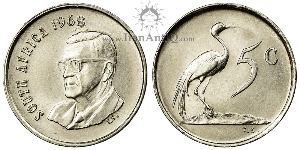 سکه 5 سنت جمهوری - چارلز رابرتز اسوارت