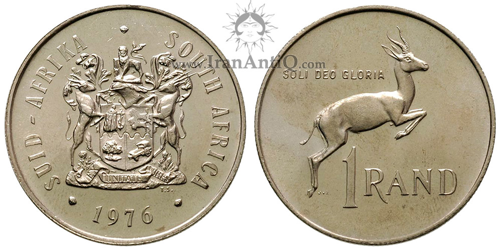 سکه 1 راند نقره جمهوری - نشان ملی اتحادیه