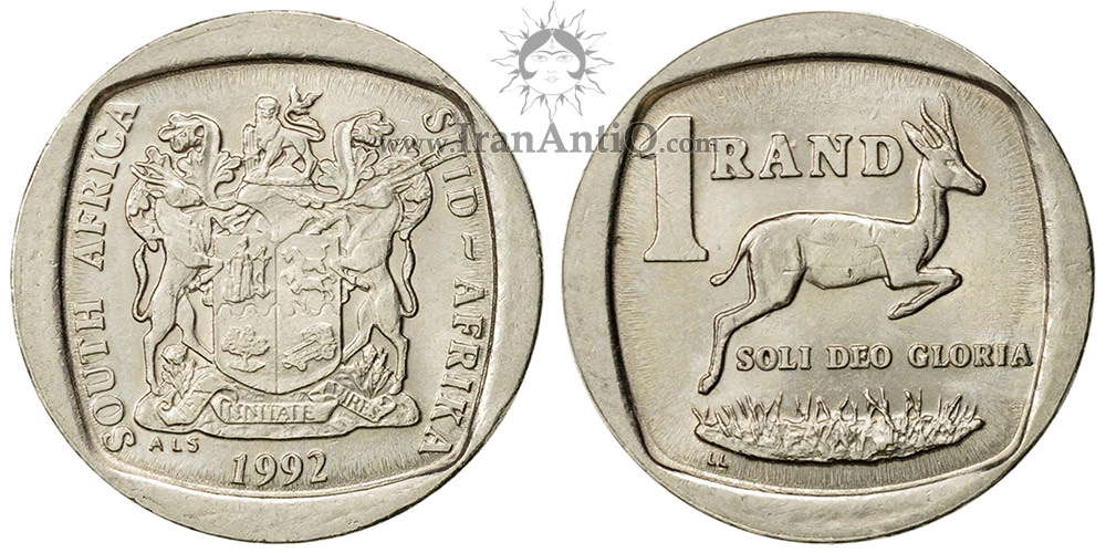 سکه 1 راند جمهوری - غزال آفریقایی-تیپ یک