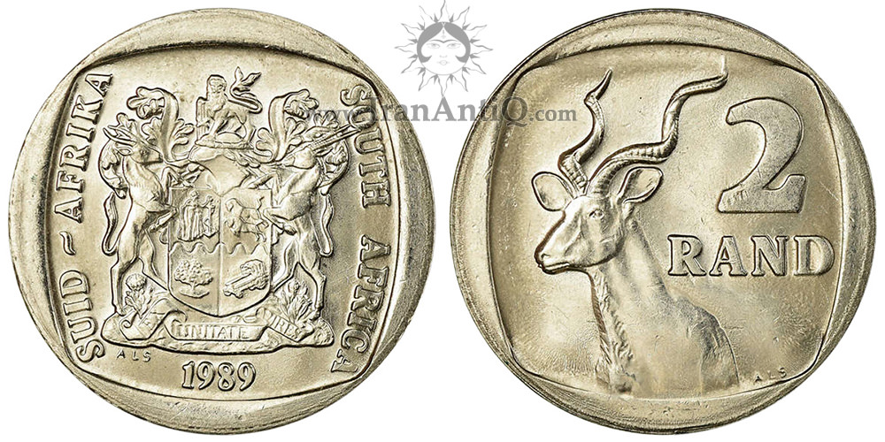 سکه 2 راند جمهوری - نشان ملی اتحادیه-تیپ یک