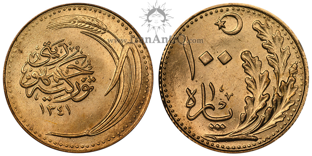 سکه 100 پارا جمهوری ترکیه