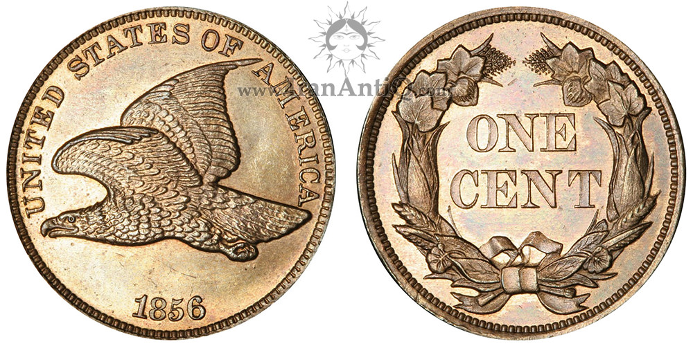 سکه یک سنت پرواز عقاب - Flying Eagle One Cent