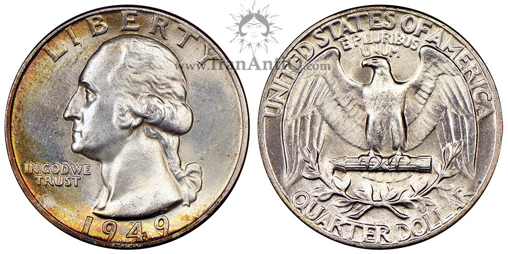 سکه کوارتر دلار واشنگتن - Washington Quarter Dollar
