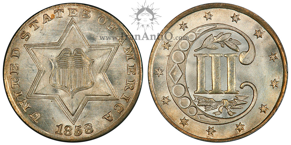 سکه 3 سنت - نوع دو