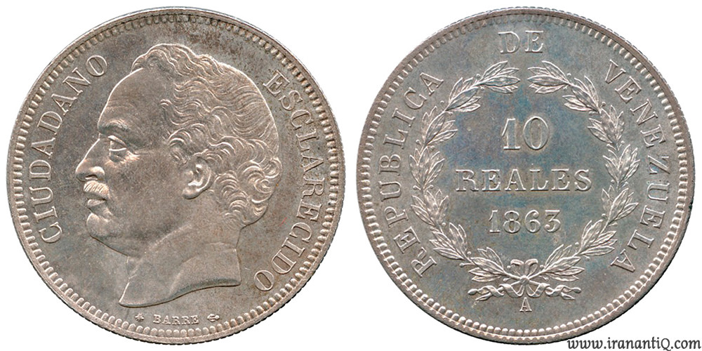 تصویر «خوزه آنتونیو پائز» بر روی سکه ونزوئلا