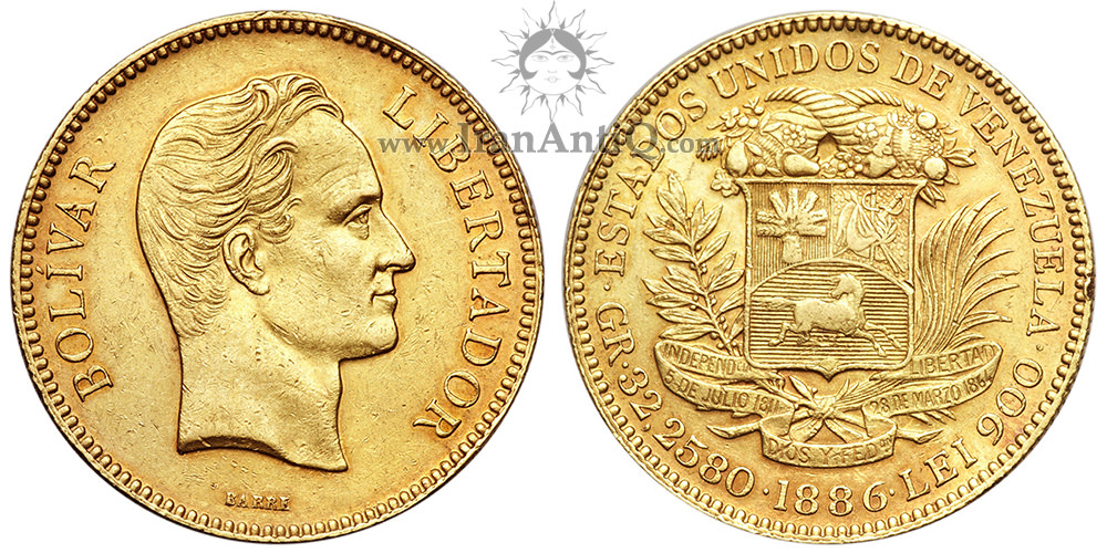 100 بولیوار طلا - ایالات متحده