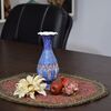 گلدان میناکاری طرح اسلیمی و ختایی - 15 سانتی در چیدمان