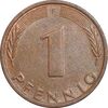 سکه 1 فینیگ 1976F جمهوری فدرال - EF45 - آلمان