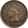 سکه 1 سنت 1901 سرخپوستی - EF45 - آمریکا