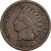 سکه 1 سنت 1906 سرخپوستی - VF30 - آمریکا