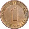 سکه 1 فینیگ 1979G جمهوری فدرال - AU50 - آلمان