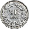 سکه 1/2 فرانک 1945 دولت فدرال - EF40 - سوئیس