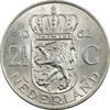 سکه 1/2-2 گلدن 1962 یولیانا - MS63 - هلند