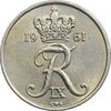 سکه 10 اوره 1961 فردریک نهم - AU58 - دانمارک