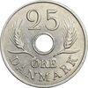 سکه 25 اوره 1967 فردریک نهم - AU50 - دانمارک