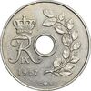 سکه 25 اوره 1967 فردریک نهم - AU50 - دانمارک