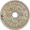 سکه 1 کرون 1992 مارگرته دوم - EF45 - دانمارک