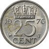 سکه 25 سنت 1976 یولیانا - AU50 - هلند