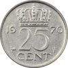 سکه 25 سنت 1976 یولیانا - EF45 - هلند