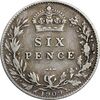 سکه 6 پنس 1909 ادوارد هفتم - EF40 - انگلستان