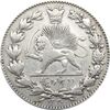 سکه 2000 دینار 1330 خطی (شیر متفاوت) - احمد شاه