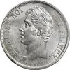 سکه 5 فرانک 1829 شارل دهم - AU50 - فرانسه