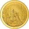 مدال طلا جشن تاجگذاری 1347 (150 گرمی با جعبه فابریک) - PF64 - محمد رضا شاه