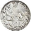 سکه 2000 دینار 1307 تصویری (انعکاس روی سکه) - AU58 - رضا شاه