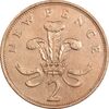 سکه 2 پنس 1975 الیزابت دوم - EF45 - انگلستان