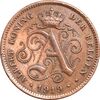 سکه 2 سانتیم 1919 آلبرت یکم (نوشته آلمانی) - AU50 - بلژیک