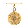 مدال نقره بپاداش خدمت (آب طلا فابریک) - AU - رضا شاه
