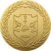 مدال کاراته ایران (طلایی) - AU - محمد رضا شاه